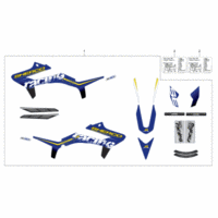 DEKOR ENDURO / SUPERMOTO BLAU