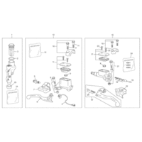 HAUPTBREMSZYLINDER VORNE / BREMSSATTEL HINTEN