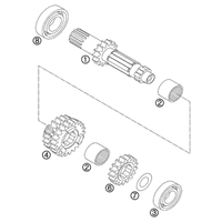 GETRIEBE / KUPPLUNGSWELLE