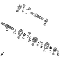GETRIEBE I - ANTRIEBSWELLE