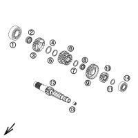 GETRIEBE I - ANTRIEBSWELLE