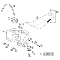 KRAFTSTOFFTANK / SITZBANK 