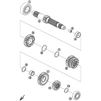 GETRIEBE I - ANTRIEBSWELLE