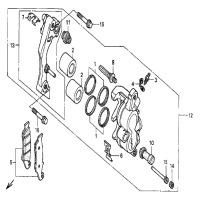 BREMSSATTEL VORDERRAD