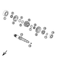 GETRIEBE I - ANTRIEBSWELLE