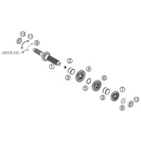 TRANSMISSION I - MAIN SHAFT