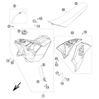 TANK/ SITZBANK/ VERKLEIDUNG