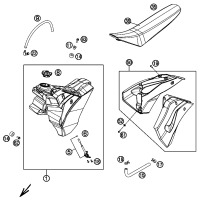 TANK / SITZBANK / VERKLEIDUNG