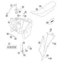 KRAFTSTOFFTANK / SITZBANK  / SPOILER