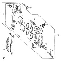 BREMSSATTEL VORDERRAD