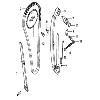 NOCKENWELLENKETTE / SPANNVORRICHTUNG