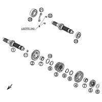 GETRIEBE I / ANTRIEBSWELLE