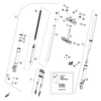 VORDERRADGABEL RAHMENNUMMER ZD3E20010B0001271-ZD3E20010B0001354