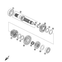 GETRIEBE I - ANTRIEBSWELLE