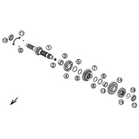 GETRIEBE I / ANTRIEBSWELLE