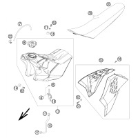 TANK/ SITZBANK/ VERKLEIDUNG