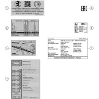 TECHNISCHE INFO AUFKLEBER