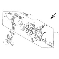 BREMSSATTEL VORDERRAD