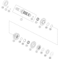 GETRIEBE I - ANTRIEBSWELLE