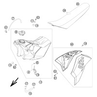 TANK/ SITZBANK/ VERKLEIDUNG