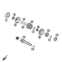 GETRIEBE I - ANTRIEBSWELLE