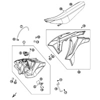 TANK/ SITZBANK/ VERKLEIDUNG