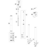 FRONT FORK DISASSEMBLED