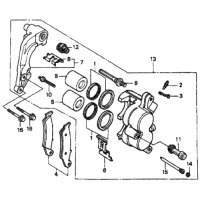 BREMSSATTEL VORDERRAD