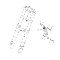 VORDERRADGABEL