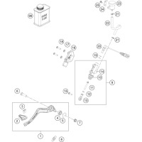BETÄTIGUNG HINTERBREMSE