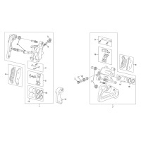 BREMSSATTEL VORNE / HINTEN