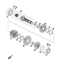 GETRIEBE I - ANTRIEBSWELLE