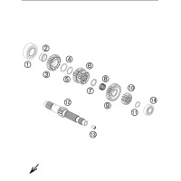 GETRIEBE I - ANTRIEBSWELLE