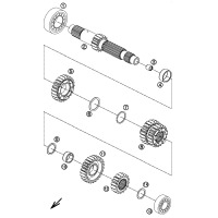 GETRIEBE I - ANTRIEBSWELLE
