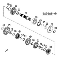GETRIEBE II - ABTRIEBSWELLE