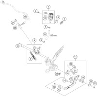 BETÄTIGUNG HINTERBREMSE