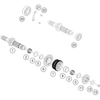 GETRIEBE I - ANTRIEBSWELLE