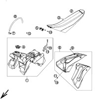 TANK / SITZBANK / VERKLEIDUNG