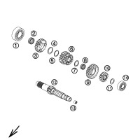 GETRIEBE I - ANTRIEBSWELLE