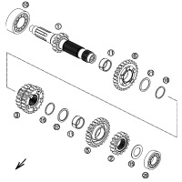 GETRIEBE I - ANTRIEBSWELLE