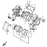  BREMSSATTEL HINTEN