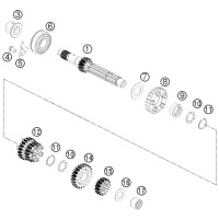TRANSMISSION I - MAIN SHAFT