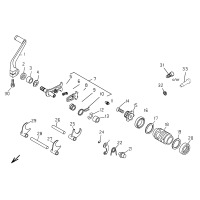 SCHALTHEBEL / SCHALTWELLE / SCHALTGABEL