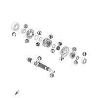 GETRIEBE I - ANTRIEBSWELLE