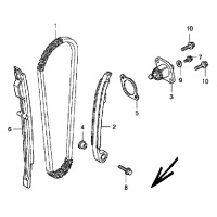 NOCKENWELLENKETTE / SPANNVORRICHTUNG