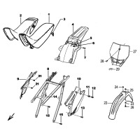 KOTFLUEGEL HINTEN / VORN