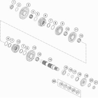 GETRIEBE II - ABTRIEBSWELLE