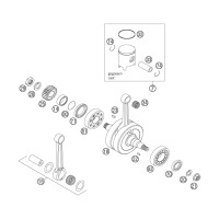 CRANKSHAFT, PISTON