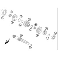 GETRIEBE I - ANTRIEBSWELLE