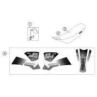 NEUTEILE 125-525 SIXDAYS FAHRGESTELL